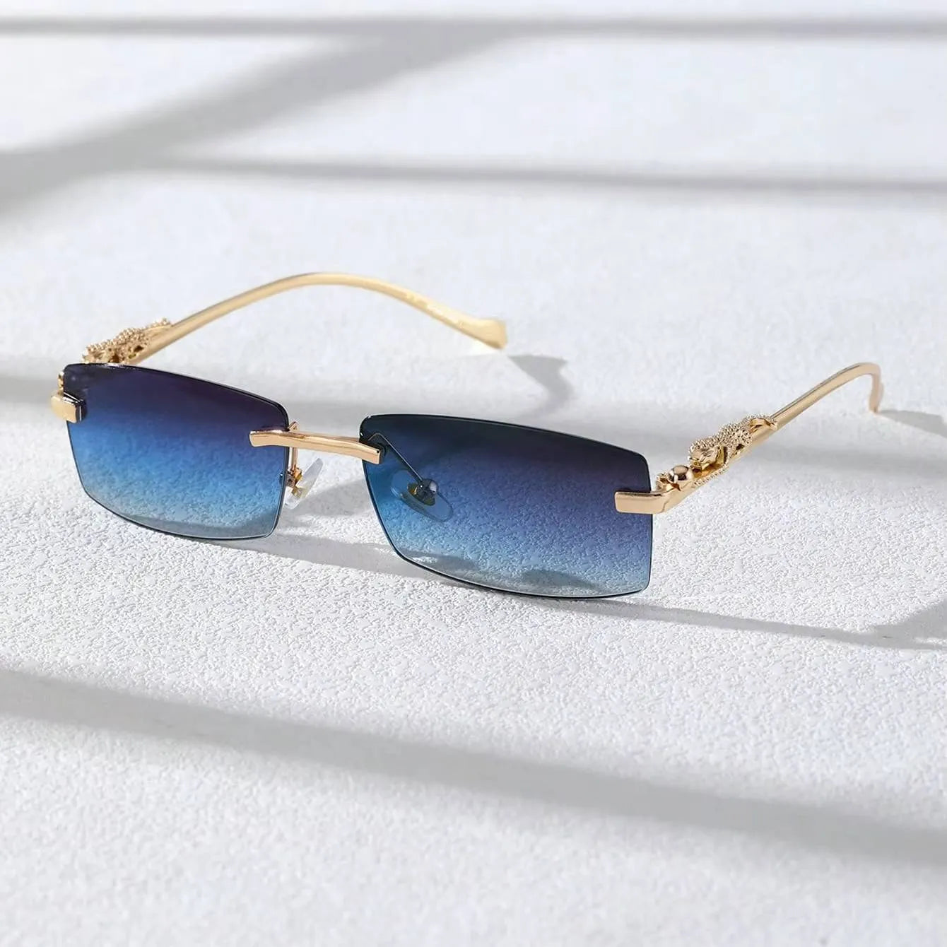 Chic Rimless Square Glasses
